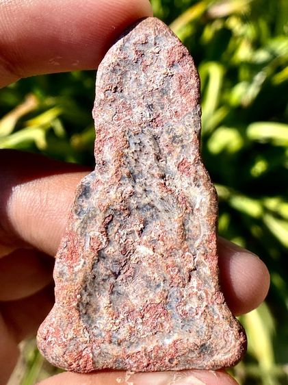 พระร่วงนั่งเทริดขนนก​ กรุวัดพระศรี​รัตน​มหาธาตุ​ลพบุรี​ เนื้อตะกั่วสนิมแดง รูปที่ 4