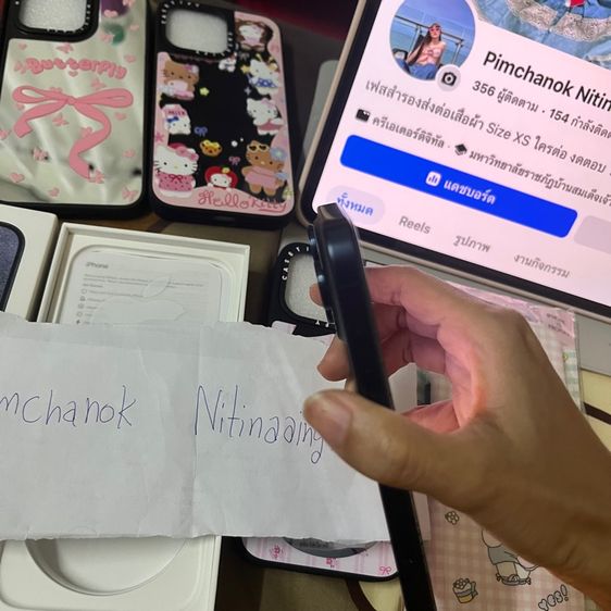 ส่งต่อ IPhone 15 Pro Max blue titanium 256Gb สภาพใหม่ ใช้ถนอม ไม่มีรอยเลยค่ะ แถมเคสน่ารักๆให้หมดเลย ไอโฟน 15 pm รูปที่ 7