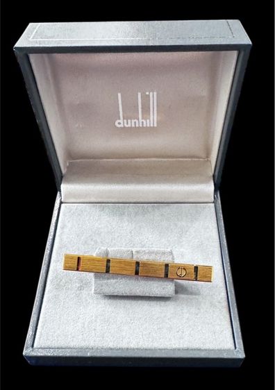 อื่นๆ Tie Clip dunhill with box Gold Plated Made in Germany