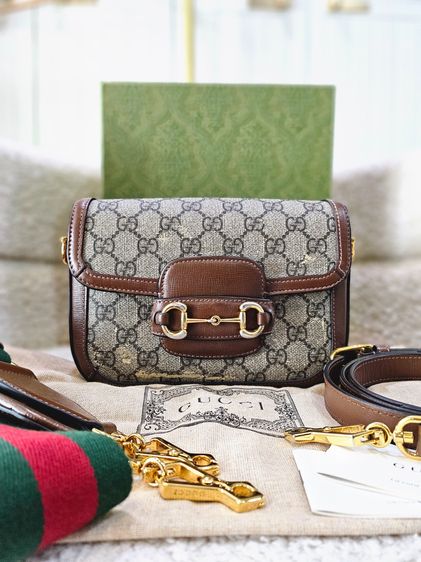 gucci horsebit mini ปี 2021 สภาพใช้งานได้ยาวๆ 