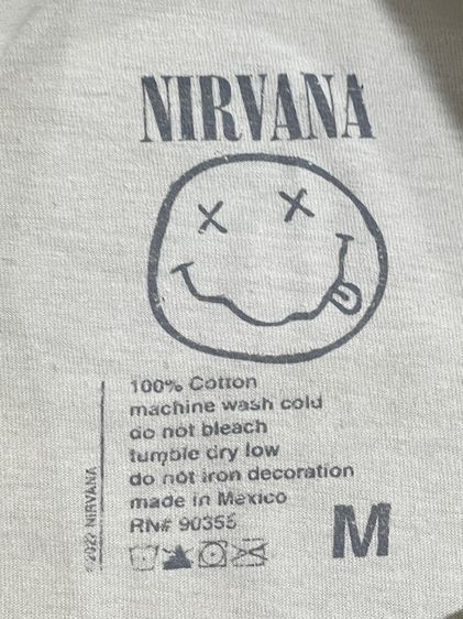 เสื้อวง NIRVANA รูปที่ 4