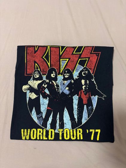 เสื้อวง Kiss World Tour 77 (มือสอง) รูปที่ 3