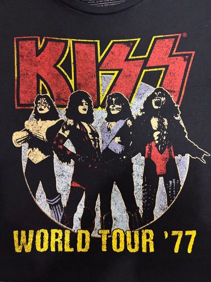 เสื้อวง Kiss World Tour 77 (มือสอง) รูปที่ 4