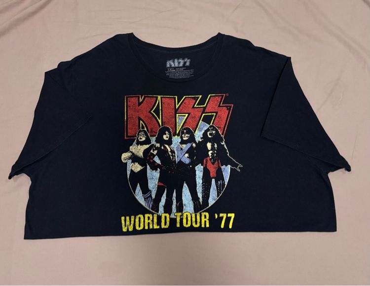 เสื้อวง Kiss World Tour 77 (มือสอง) รูปที่ 2
