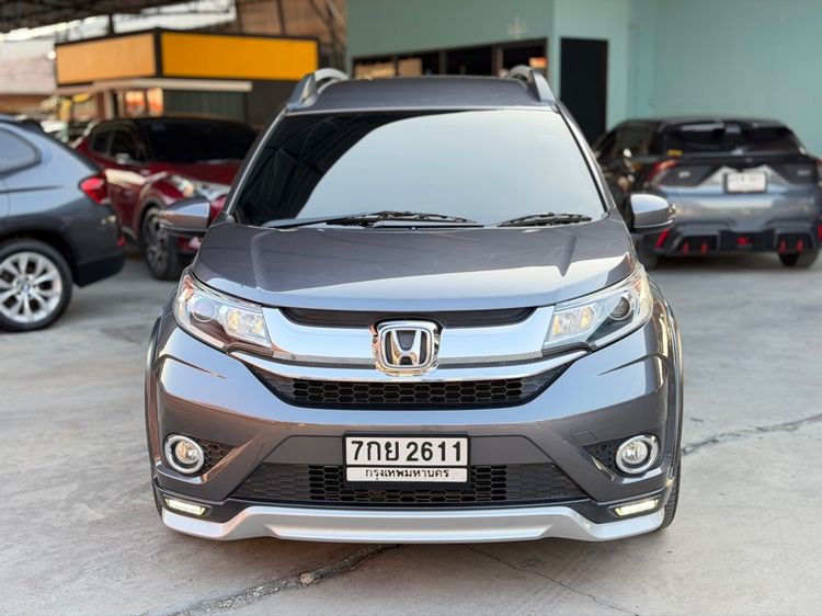 Honda BR-V 2018 1.5 SV Sedan เบนซิน ไม่ติดแก๊ส เกียร์อัตโนมัติ เทา รูปที่ 2