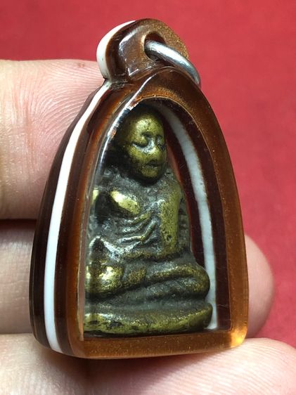 รูปหล่อหลวงพ่อเงินเลี่ยมเก่า รูปที่ 2