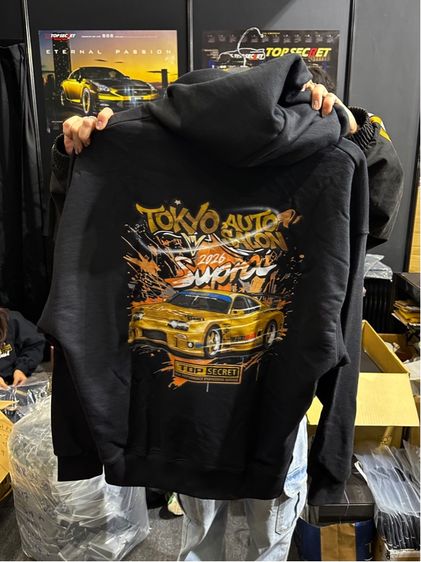 เสื้อ Hoodie Top Secret Supra Tokyo Auto Salon 2026 ขายเฉพาะที่ญี่ปุ่น ของใหม่ รูปที่ 4