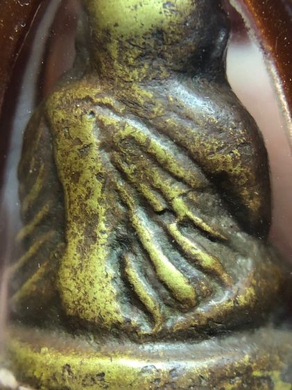 รูปหล่อหลวงพ่อเงินเลี่ยมเก่า รูปที่ 8