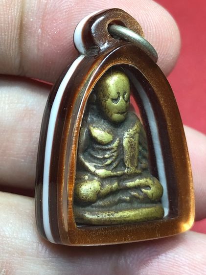 รูปหล่อหลวงพ่อเงินเลี่ยมเก่า รูปที่ 2