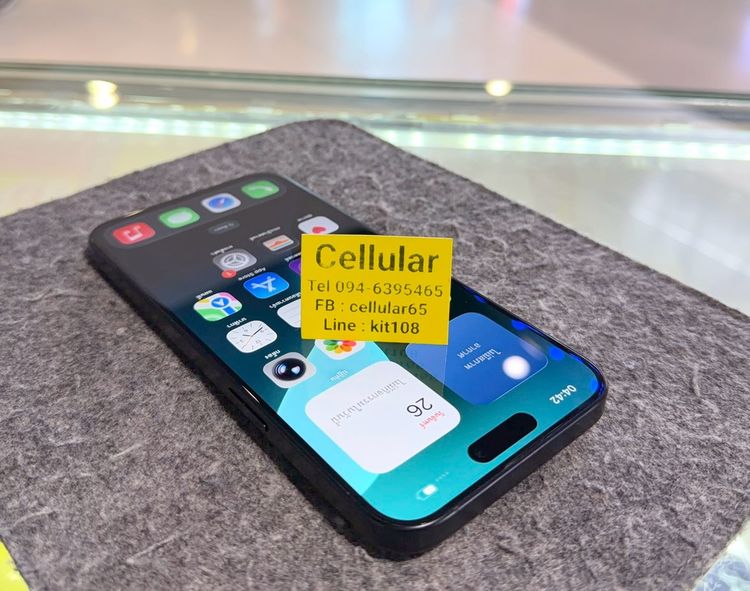 (ติดจอง)iPhone 15 Pro Max 1TB Black Titanium สภาพสวยมาก เครื่องไทย รูปที่ 8