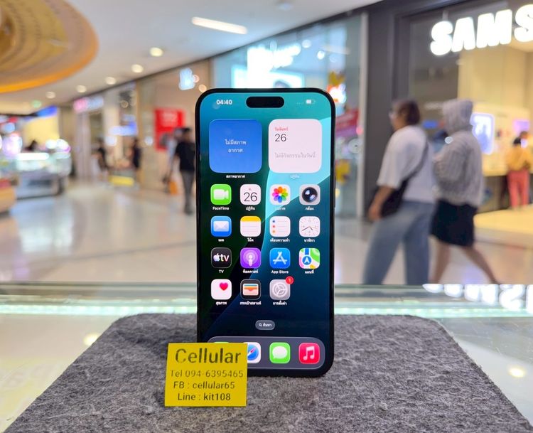 (ติดจอง)iPhone 15 Pro Max 1TB Black Titanium สภาพสวยมาก เครื่องไทย รูปที่ 2