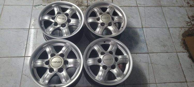 ล้อแม็กแท้ lenso ขอบ15กว้าง7.5นิ้วของเก่าเก็บสภาพพร้อมใช้งาน 4  วงราคา 8000 บาท ต่อรองได้ รูปที่ 2