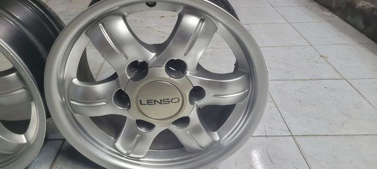 ล้อแม็กแท้ lenso ขอบ15กว้าง7.5นิ้วของเก่าเก็บสภาพพร้อมใช้งาน 4  วงราคา 8000 บาท ต่อรองได้ รูปที่ 10