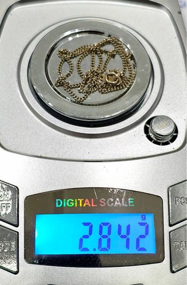  สร้อยคอทอง มีแบรนด์ ความยาวตลอดทั้งเส้น15.8นิ้ว น้ำหนัก 2.84 กรัม ผ่านการใช้งาน  พร้อมใบเซอร์  รูปที่ 8