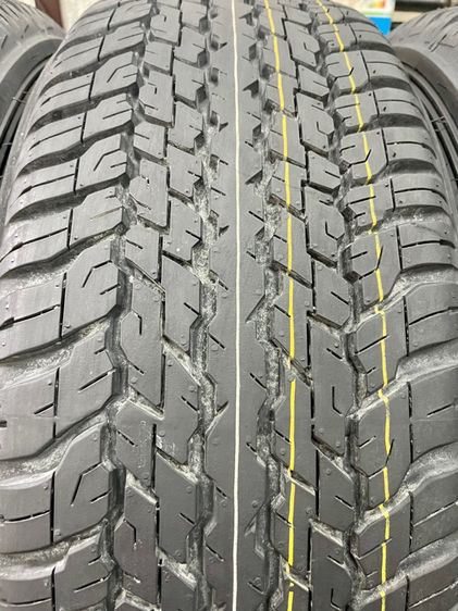 ล้อแม็ก TOYOTA FORTUNER LEADER ขอบ 17” ถอดป้ายแดง ยาง DUNLOP 265-65R17 ปี 25 สีเส้นตุ่มหน้ายางยังอยู่ครบ รูปที่ 12