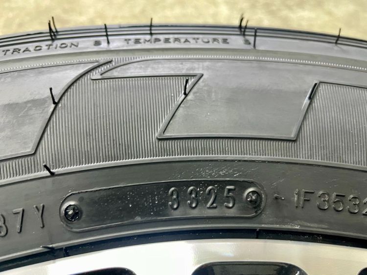 ล้อแม็ก TOYOTA FORTUNER LEADER ขอบ 17” ถอดป้ายแดง ยาง DUNLOP 265-65R17 ปี 25 สีเส้นตุ่มหน้ายางยังอยู่ครบ รูปที่ 10