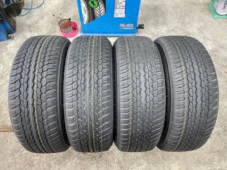 ล้อแม็ก TOYOTA FORTUNER LEADER ขอบ 17” ถอดป้ายแดง ยาง DUNLOP 265-65R17 ปี 25 สีเส้นตุ่มหน้ายางยังอยู่ครบ รูปที่ 15