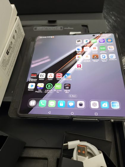 Honor Magic V3 51212GB มือถือจอพับที่บาง อุปกรณ์ครบยกกล่อง+ปากกาแท้ รูปที่ 5