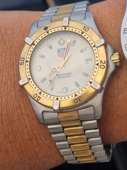 (ปิดการขายจ้า)Tag(แท้)King(AUTOMATIC)42มิล(รวมเม็ด) กระจกซัฟไฟล์ (ระบบอัตโนมัติ)กันน้ำ 200 เมตร รูปที่ 14