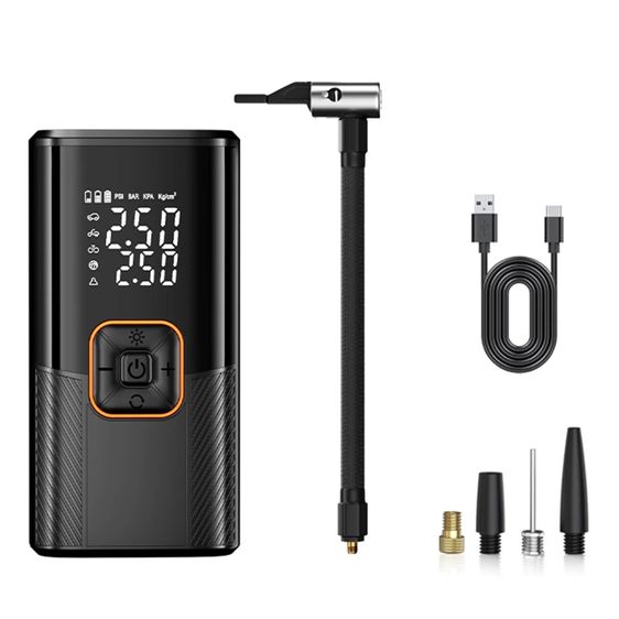 เครื่องสูบลมยาง ที่สูบลมรถยนต์ 50000mAh มอเตอร์ไซค์ เติมลม ปั้มลมไฟฟ้า เครื่องสูบลมไฟฟ้า เครื่องสูบลมรถ รูปที่ 8