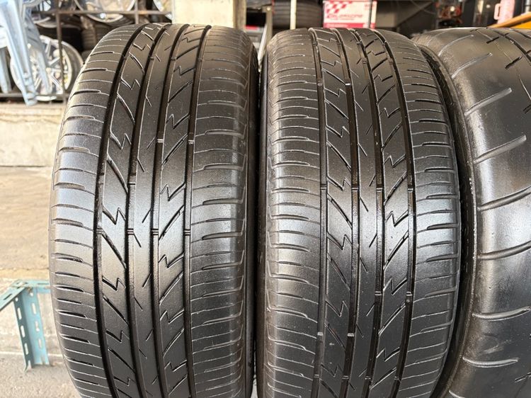 ล้อแม็กขอบ17 5รู100 กว้าง7.5 ออฟ38 มีรอยตามการใช้งาน พร้อมยาง225-45-17 ปี23x2 22x2 ปีแท้ รูปที่ 7