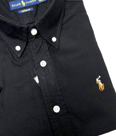 Ralph Lauren Cotton shirt Slim Fit OXFORD SHIRT button-down collar รูปที่ 4