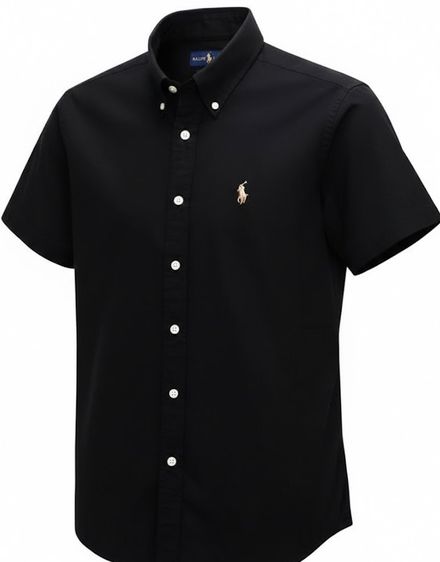 Ralph Lauren Cotton shirt Slim Fit OXFORD SHIRT button-down collar รูปที่ 6