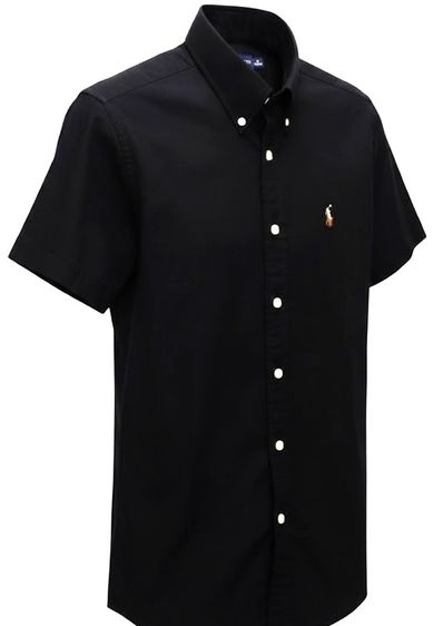 Ralph Lauren Cotton shirt Slim Fit OXFORD SHIRT button-down collar รูปที่ 7