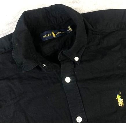 Ralph Lauren Cotton shirt Slim Fit OXFORD SHIRT button-down collar รูปที่ 3