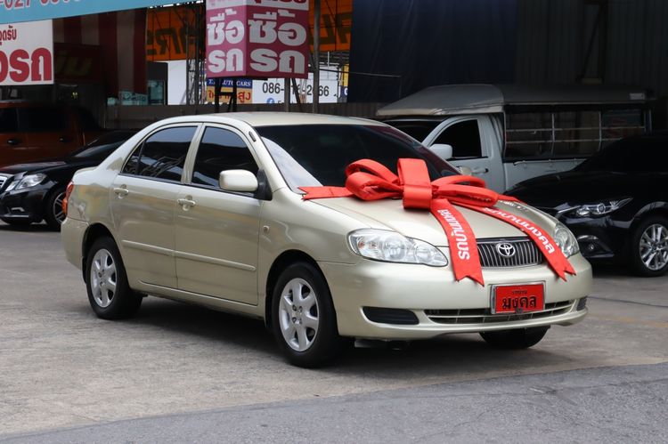 Toyota Altis 2006 1.6 E Sedan เบนซิน ไม่ติดแก๊ส เกียร์อัตโนมัติ บรอนซ์ทอง