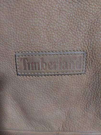 กระเป๋าหนังนูบัคสีน้ำตาลอ่อนสะพายข้าง Timberland Made in Italy งานหนังสวยหนานิ่ม สายสะพายฟรีไซต์ปรับยาวได้อีกผ้าผสมหนังหนาทน รูปที่ 4