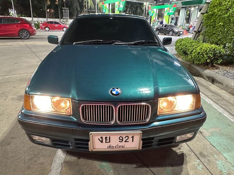 BMW Series 3 1996 318i Sedan เบนซิน ไม่ติดแก๊ส เกียร์ธรรมดา เขียว รูปที่ 2