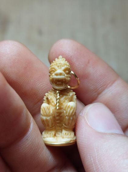 เครื่องรางหนุมานหน้าโขนหลวงพ่อสุ่นวัดศาลากุนเก่าๆ รูปที่ 6