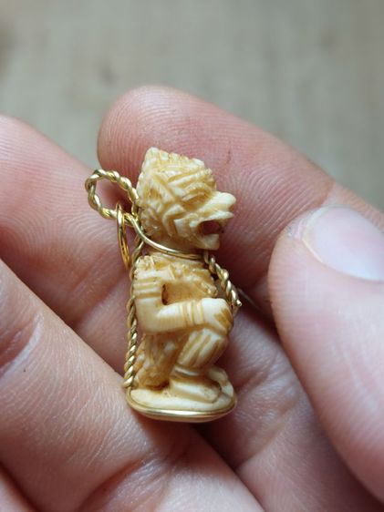 เครื่องรางหนุมานหน้าโขนหลวงพ่อสุ่นวัดศาลากุนเก่าๆ รูปที่ 7