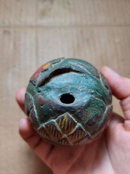 เครื่องรางกะลาตาเดียวแกะพระราหูล้านนาครูบาโนแบบเต็มใบ รูปที่ 5