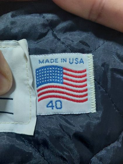 เสื้อโค้ทผ้าวูลทรงทหารเรือ Schott Mens 740N Peacoat Made in USA Dark Navy Size 40 ผ้าวูลหนาสีกรมท่า รูปที่ 13