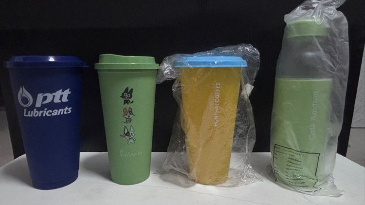 แก้วน้ำพลาสติก คาเฟ่อเมซอน งานสะสม รูปที่ 3