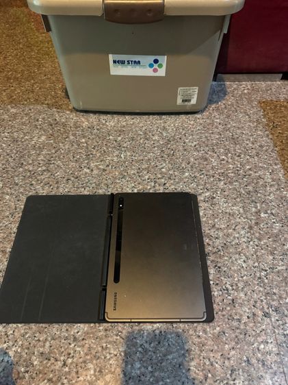 ขายถูกๆๆSamsungTabS8สีGray128กิ๊กจอสวยกริปขาวๆสูนTrueสภาพสวยๆใช้งานดีถูกมากกก รูปที่ 2