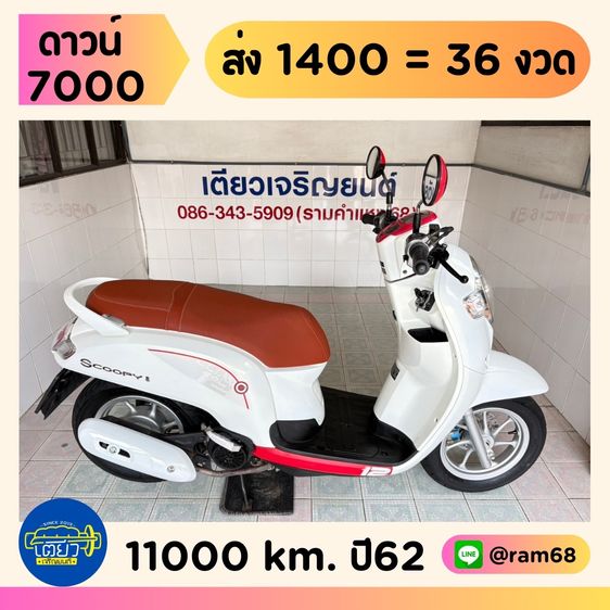 Honda Scoopy     วิ่ง 11,000 โล ปี 62