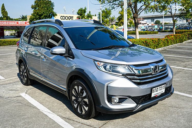 Honda BR-V 2019 1.5 SV Utility-car เบนซิน ไม่ติดแก๊ส เกียร์อัตโนมัติ เทา รูปที่ 3