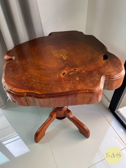 โต๊ะไม้สักแท้ โต๊ะอาหาร ของตกแต่งบ้านคลาสสิค รูปที่ 2