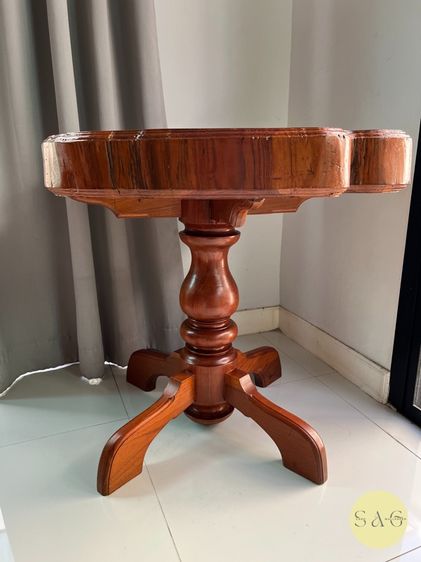 โต๊ะไม้สักแท้ โต๊ะอาหาร ของตกแต่งบ้านคลาสสิค รูปที่ 4