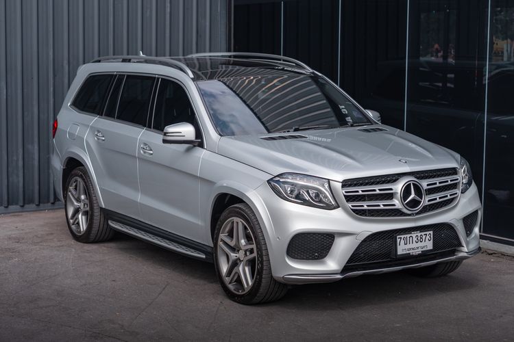 Mercedes-Benz GLS-Class 2017 GLS350 Utility-car ดีเซล ไม่ติดแก๊ส เกียร์อัตโนมัติ เทา รูปที่ 2