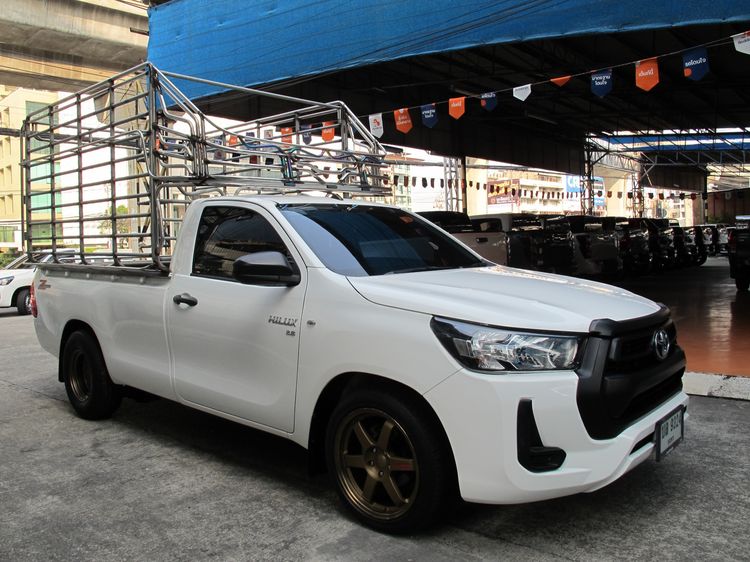 Toyota Hilux Revo 2022 2.8 ENTRY STANDARD CAB Pickup ดีเซล ไม่ติดแก๊ส เกียร์ธรรมดา ขาว รูปที่ 2