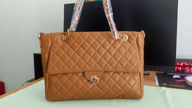 หญิง น้ำตาล หนัง PU ขายกระเป๋าถือ,คล้องไหล่ Playboy