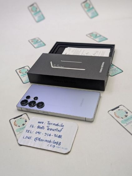 Samsung Galaxy S25 Ultra 512 Gb Blue ศูนย์ไทย สภาพสวย อุปกรณ์ครบยกกล่อง ขาดสายชาร์จ ประกัน Samsung Care ถึงปี 70 ถูกๆ เพียง 27,990 บาท ครับ