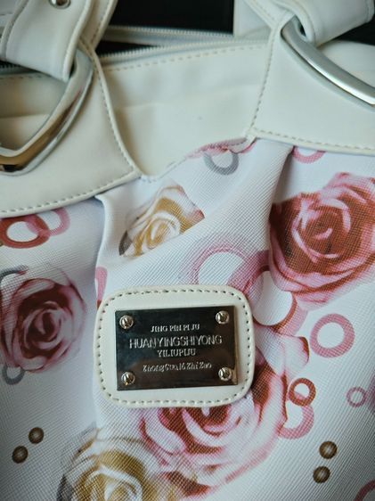 กระเป๋าถือแฟชั่น Marverlous สี White-Rose พร้อม SANRIO ที่ใส่บัตร สถาพดี  รูปที่ 8