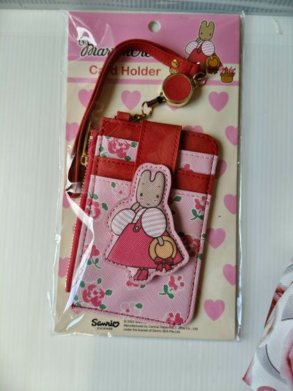 กระเป๋าถือแฟชั่น Marverlous สี White-Rose พร้อม SANRIO ที่ใส่บัตร สถาพดี  รูปที่ 2