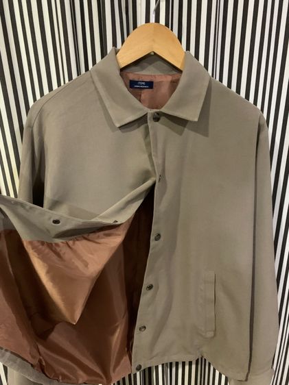 แจ็คเก็ตทรงโค้ช แนวญี่ปุ่น สไตล์มูจิ แบรนด์ Urban Research ผ้าลื่น เบา ใส่สบาย กันลม กันร้อนได้อย่างดี ข้างในซับอย่างดี รูปที่ 2