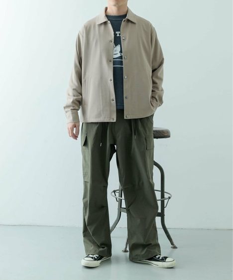 แจ็คเก็ตทรงโค้ช แนวญี่ปุ่น สไตล์มูจิ แบรนด์ Urban Research ผ้าลื่น เบา ใส่สบาย กันลม กันร้อนได้อย่างดี ข้างในซับอย่างดี รูปที่ 12